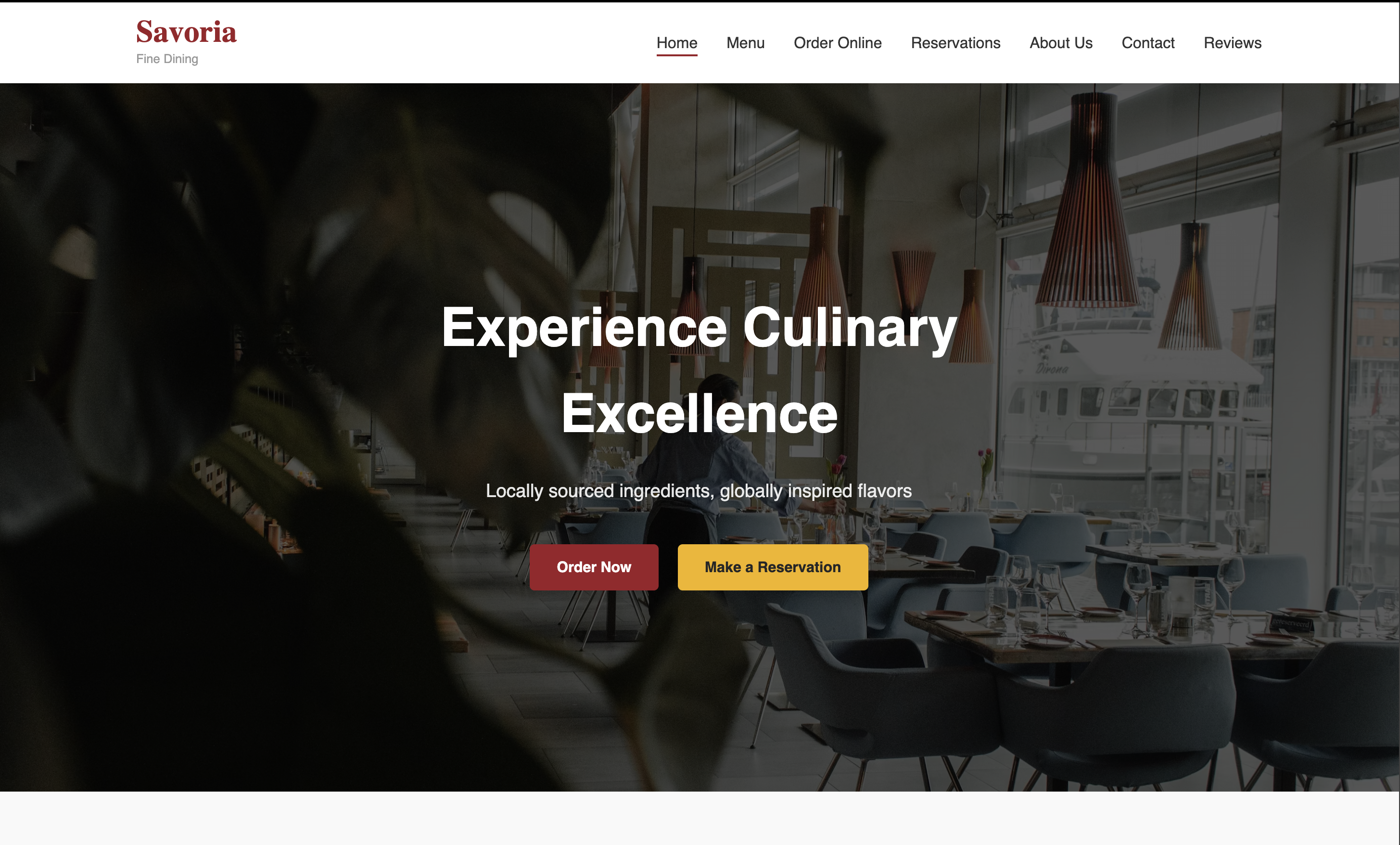 Restaurant Website